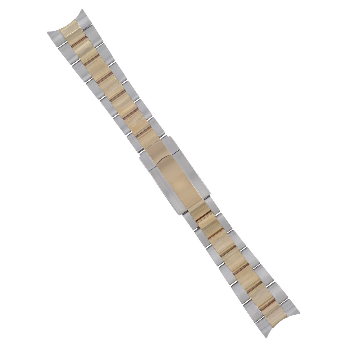 20MM 14K GOLD TWO TONE OYSTER WATCH BAND FOR ROLEX 16233 16014 SOLID END F/LOCK