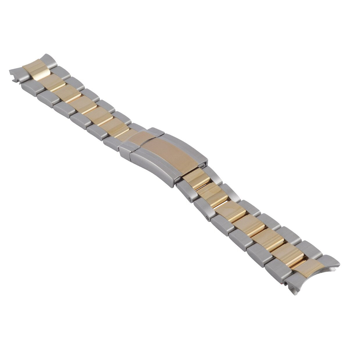 20MM 14K GOLD TWO TONE OYSTER WATCH BAND FOR ROLEX 16233 16014 SOLID END F/LOCK