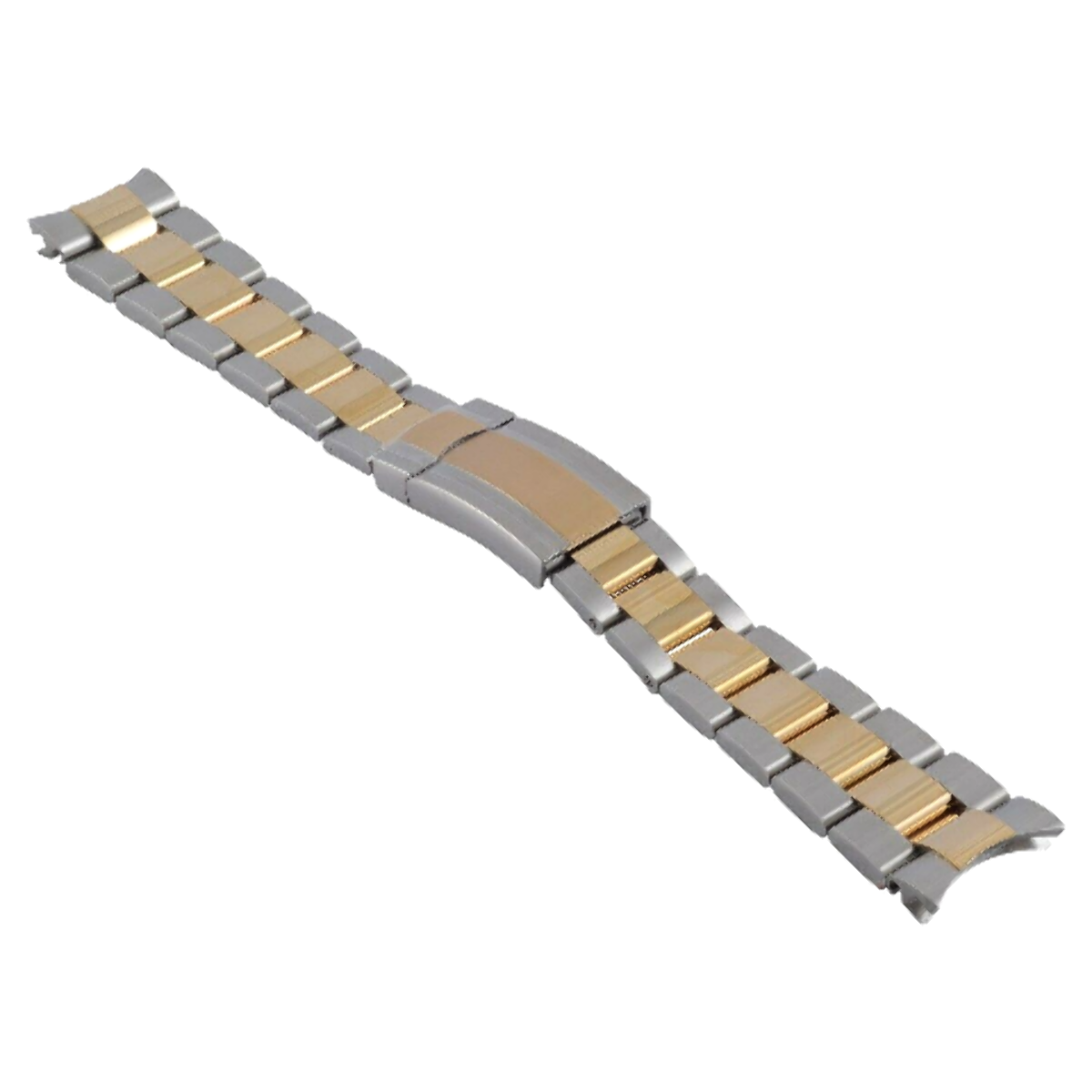 20MM 14K GOLD TWO TONE OYSTER WATCH BAND FOR ROLEX DAYTONA 116520 116523 116528