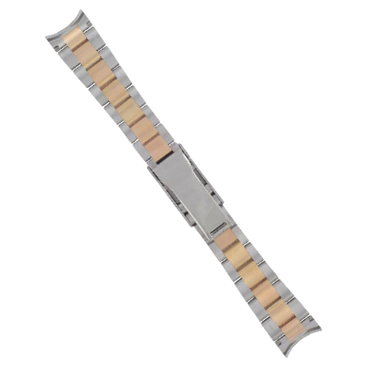 20MM 14K GOLD TWO TONE OYSTER WATCH BAND FOR ROLEX DAYTONA 116520 116523 116528