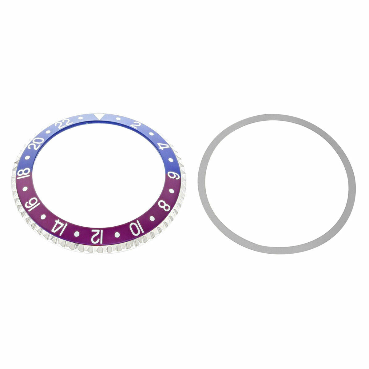 BEZEL+ INSERT + TENSION FOR ROLEX GMT 1670,1675,16750 FUCHSIA BLUE RED/PINKISH