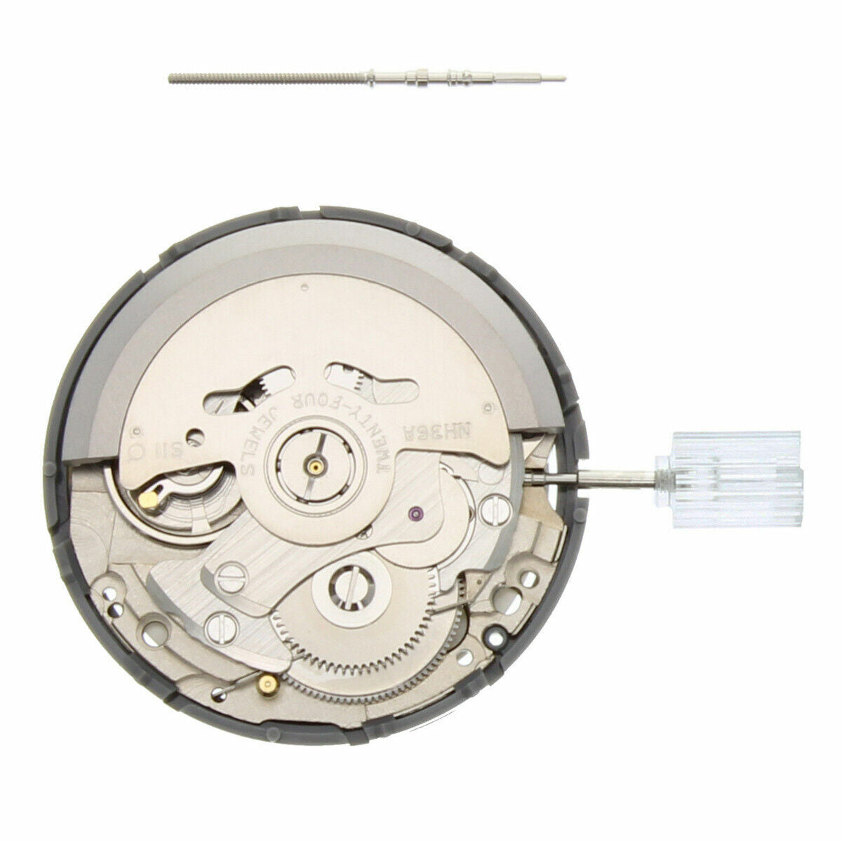 GENUINE SEIKO (SII) NH36 NH36A AUTOMATIC WATCH MOVEMENT DAY DATE 3/ WHITE DATE DISC NEW