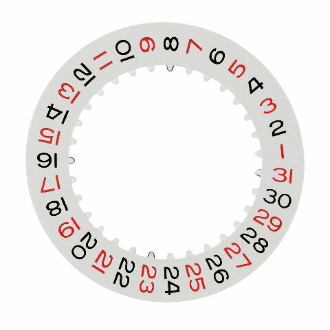 DATE DISC ROULETTE FOR ROLEX DATEJUST 116233 116234 116263 116264 RED/BLACK