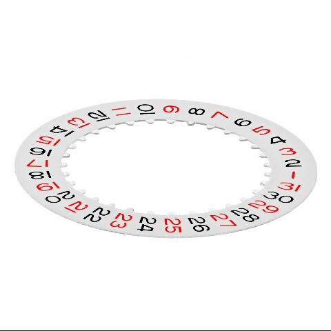 DATE DISC ROULETTE FOR ROLEX DATEJUST II 16263 16264 116261 116264 RED/BLACK