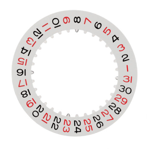 DATE DISC ROULETTE FOR ROLEX DATEJUST II 16263 16264 116261 116264 RED/BLACK