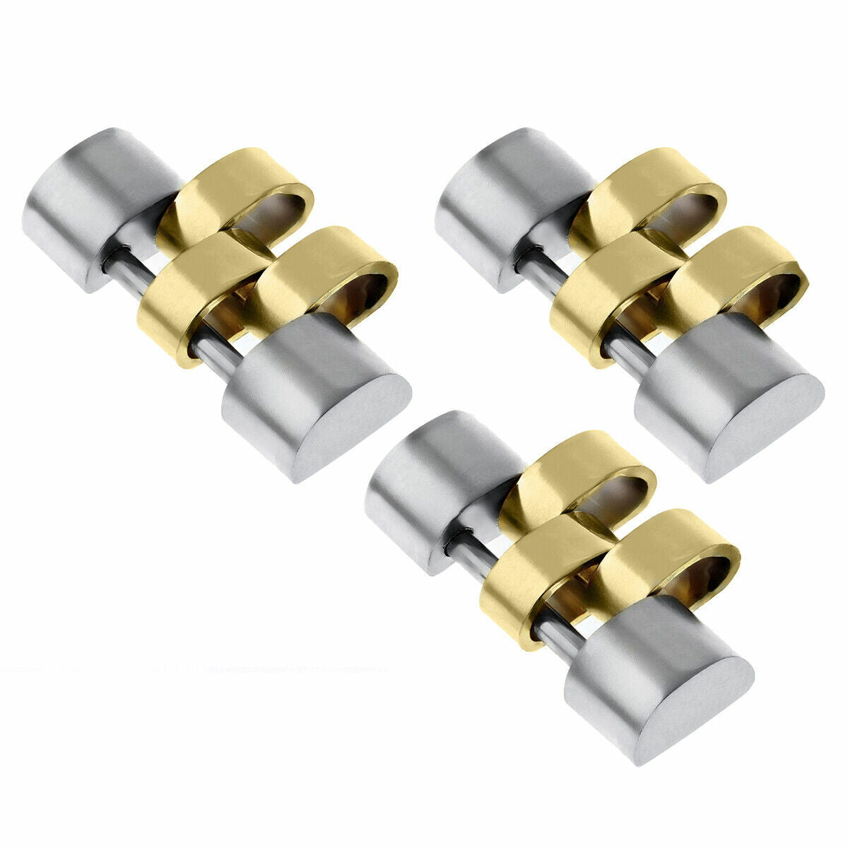 3-16MM LINK FOR JUBILEE WATCH BAND MEN ROLEX DATEJUST 16220 16233 16234 PLATED