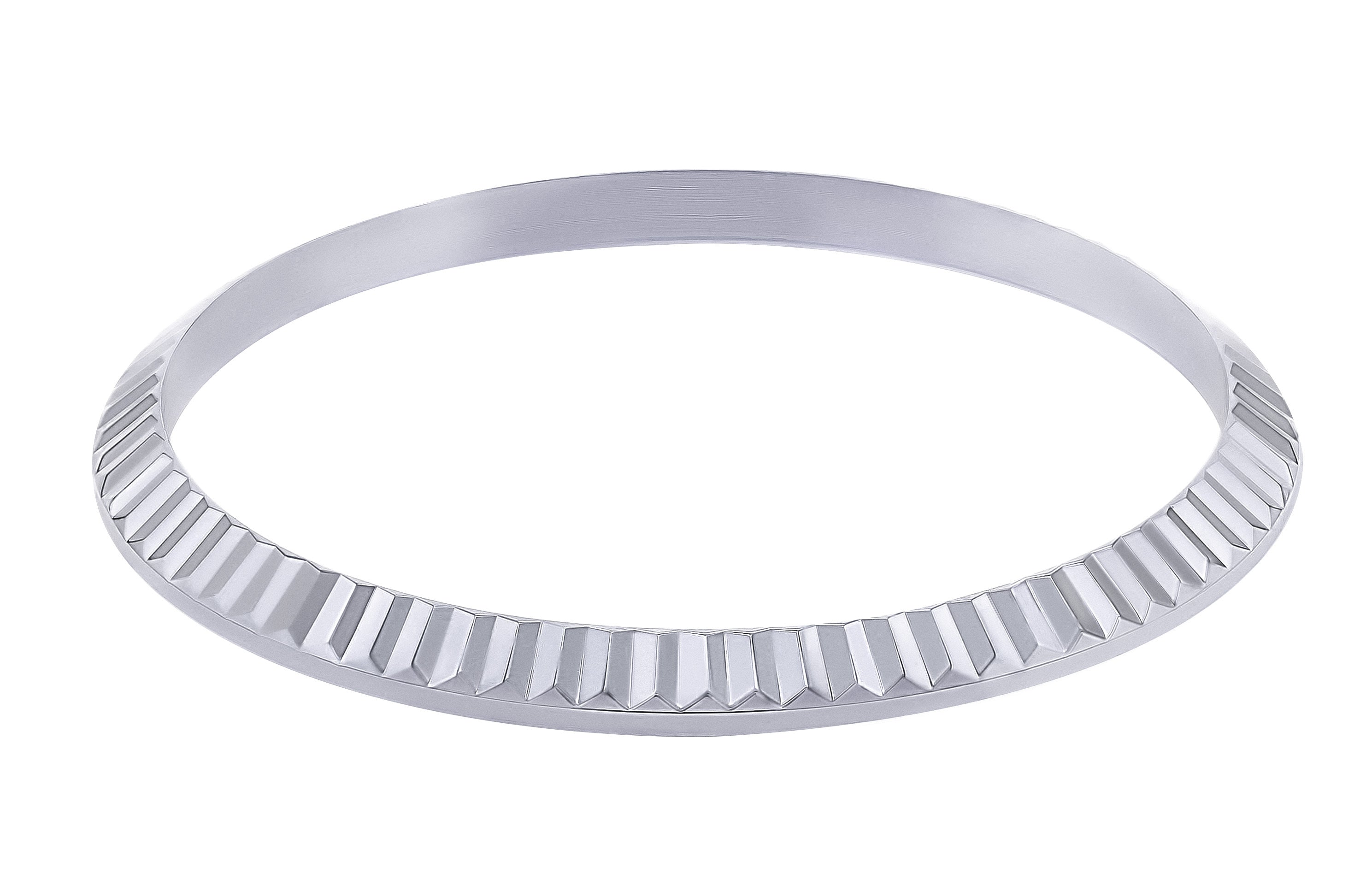 FLUTED BEZEL FOR NEW 36MM ROLEX MEN DATEJUST WIMBLEDON MODEL 116139 116200