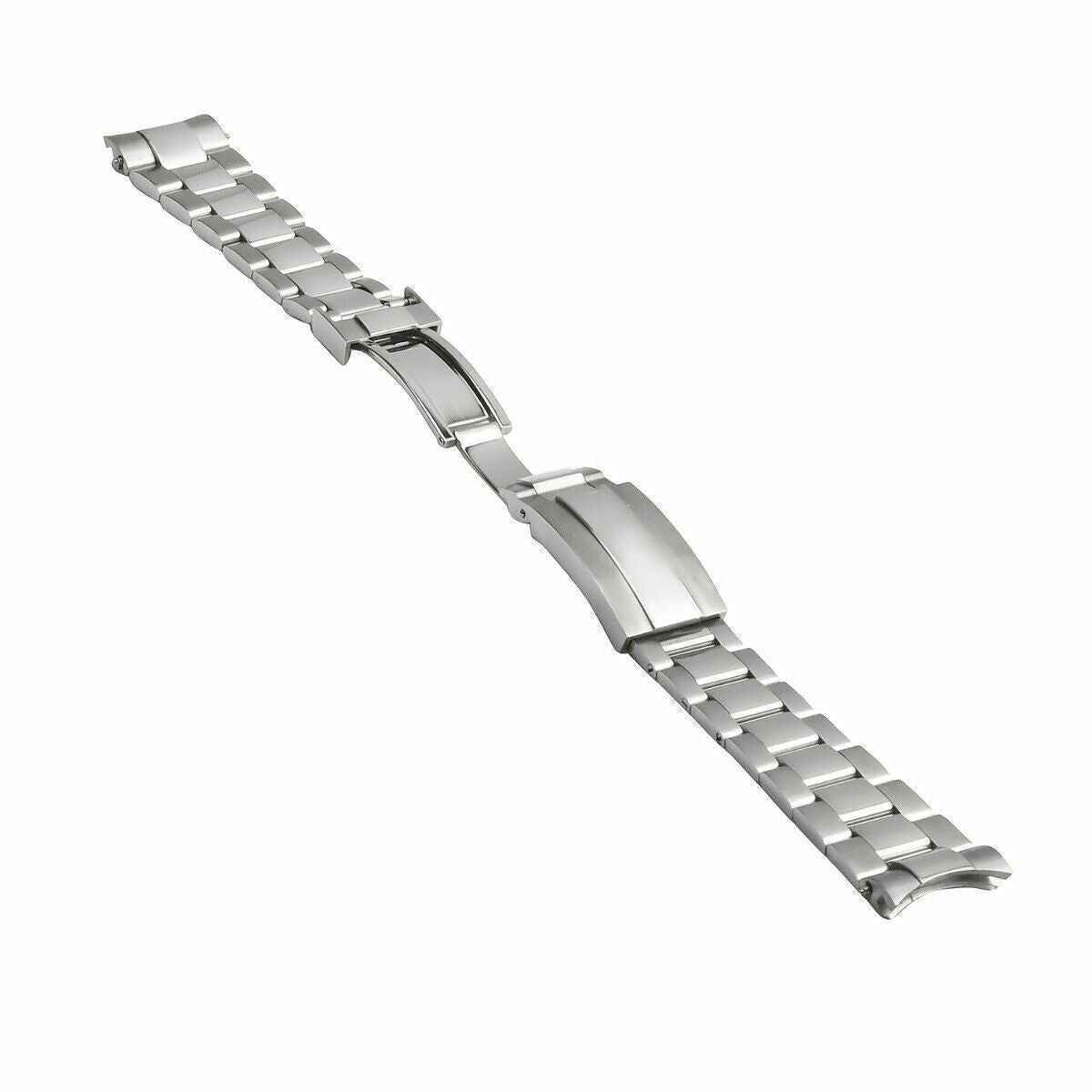 20MM OYSTER WATCH BAND FOR MEN INVICTA 89260B WATCH GLIDE LOCK CENTER SHINY