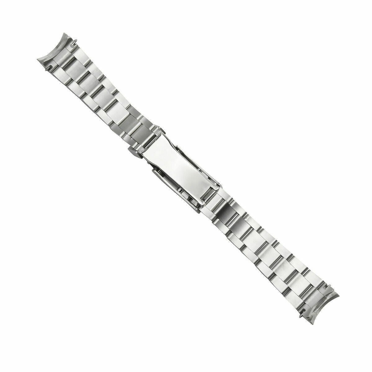 20MM OYSTER WATCH BAND FOR MEN INVICTA 89260B WATCH GLIDE LOCK CENTER SHINY