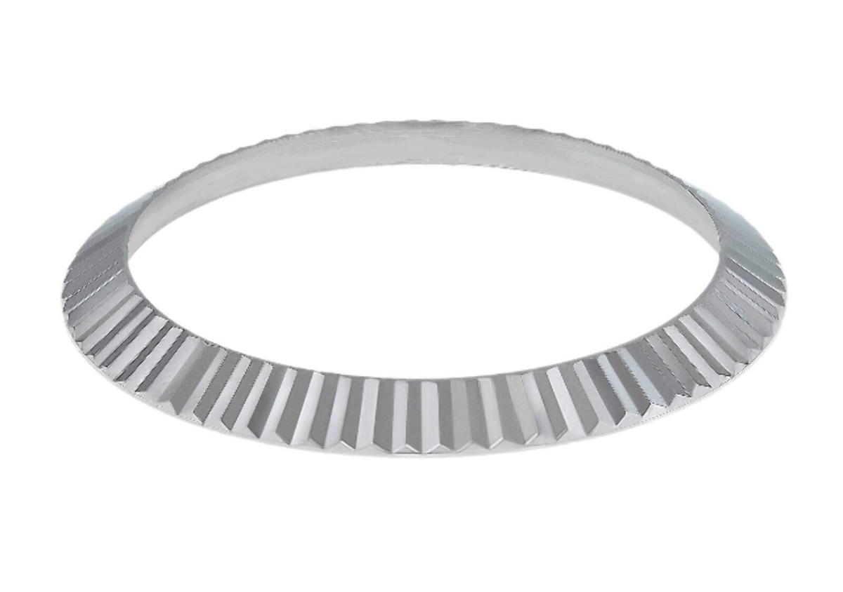 STAINLESS STEEL FLUTED BEZEL FOR ROLEX DATEJUST 2 116300 116334