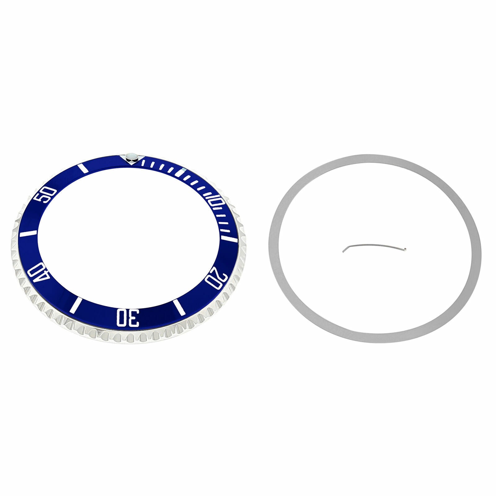 BEZEL & CERAMIC INSERT FOR ROLEX SUBMARINER 16800 16803 16608 16610 16613 BLUE