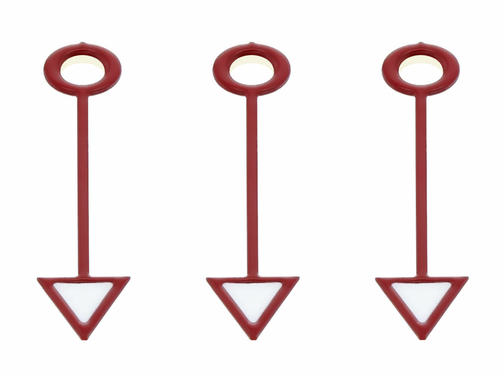 3 GMT WATCH HAND FOR ROLEX GMT 16570,16700,16710,16713,16718 WATCH RED ARROW