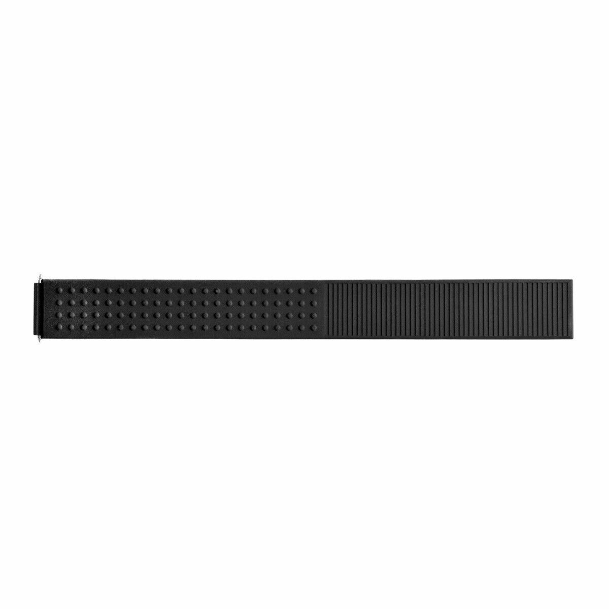 22MM SILICONE RUBBER WATCH BAND FOR TAG HEUER WAE1111 WAE1112 GOLF BLACK TOP Q