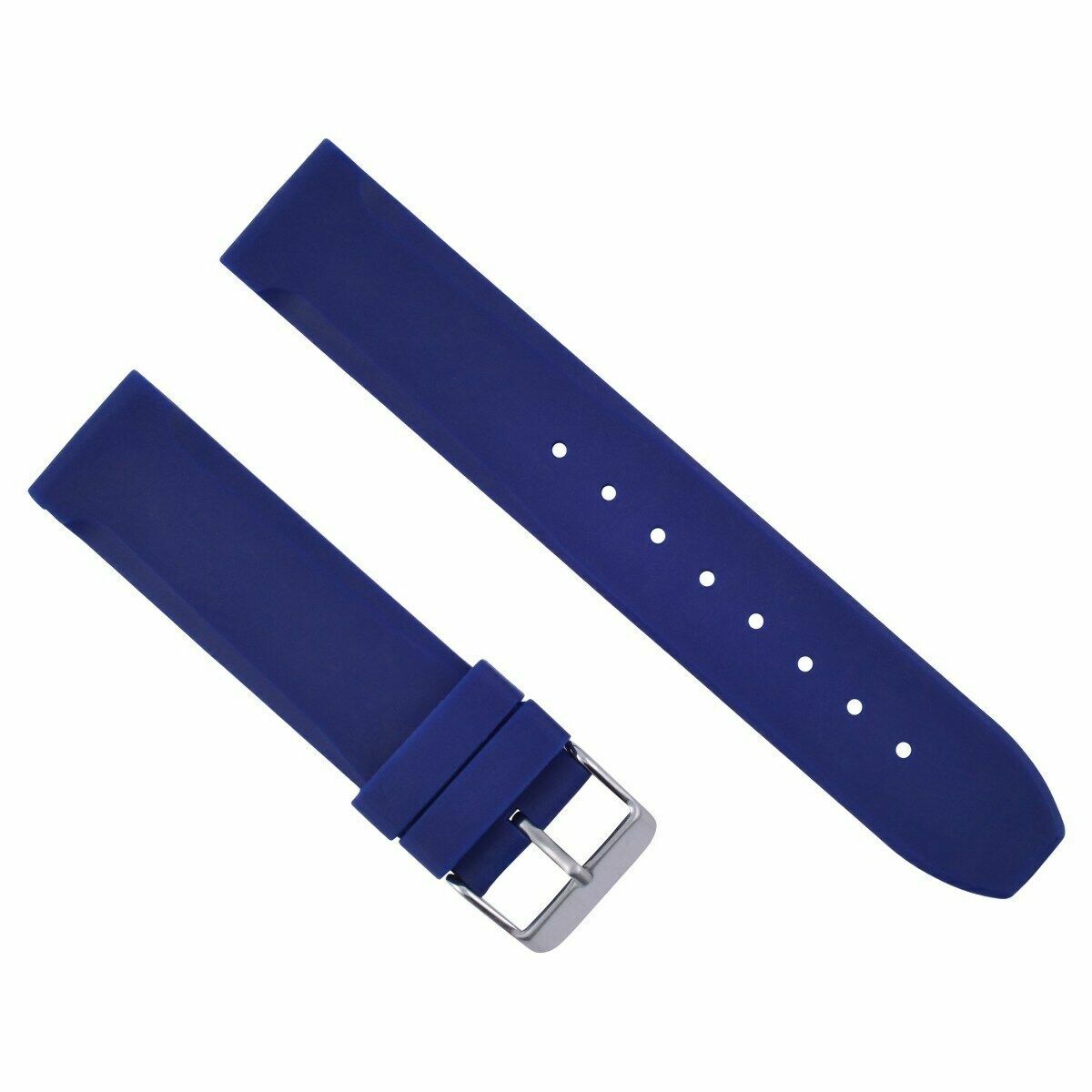 22MM RUBBER WATCH BAND STRAP FOR SEIKO WATCH SKX007 SKX009, SKX175 SKX176 BLUE