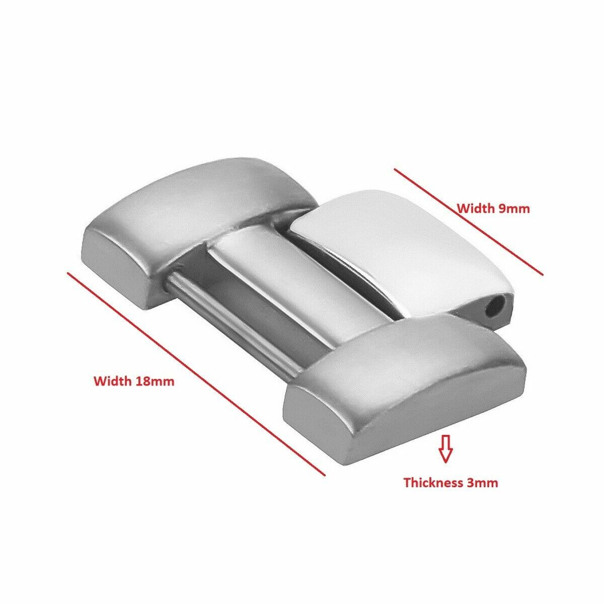 18MM LINK FOR WATCH BAND 38MM CARTIER PASHA CHRONO 1032 W31059H3 AUTOMATI CF4966