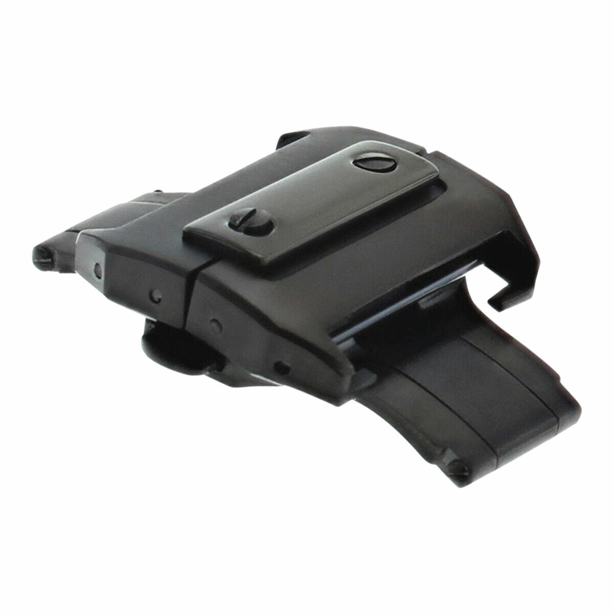 18MM FOR DEPLOYMENT LEATHER RUBBER BAND STRAP CLASP 20MM CARTIER SANTOS 100 BLACK