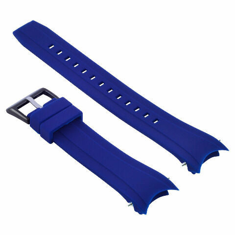 23MM RUBBER WATCH FOR CITIZEN ECO-DRIVE PROMASTER AQUALAND CHRONOGRAPH BLUE