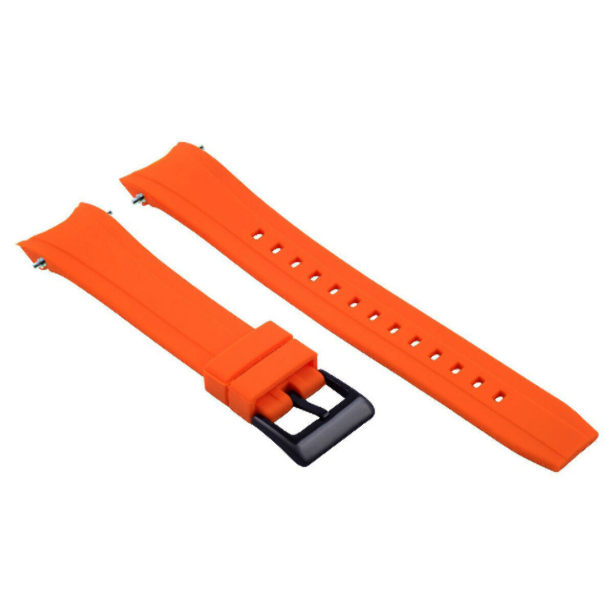 RUBBER WATCH FOR CITIZEN ECO-DRIVE PROMASTER AQUALAND CHRONOGRAPH ORANGE