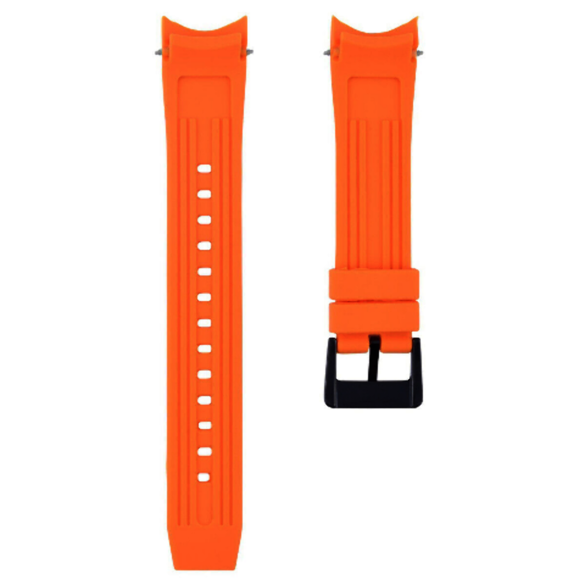 RUBBER WATCH FOR CITIZEN ECO-DRIVE PROMASTER AQUALAND CHRONOGRAPH ORANGE