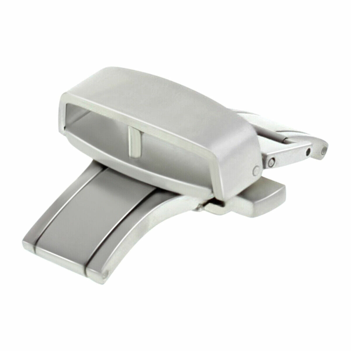 14MM BUTTERFLY FOR DEPLOYMENT CLASP WATCH BAND STRAP BUCKLE STAINLESS STEEL POLISHED