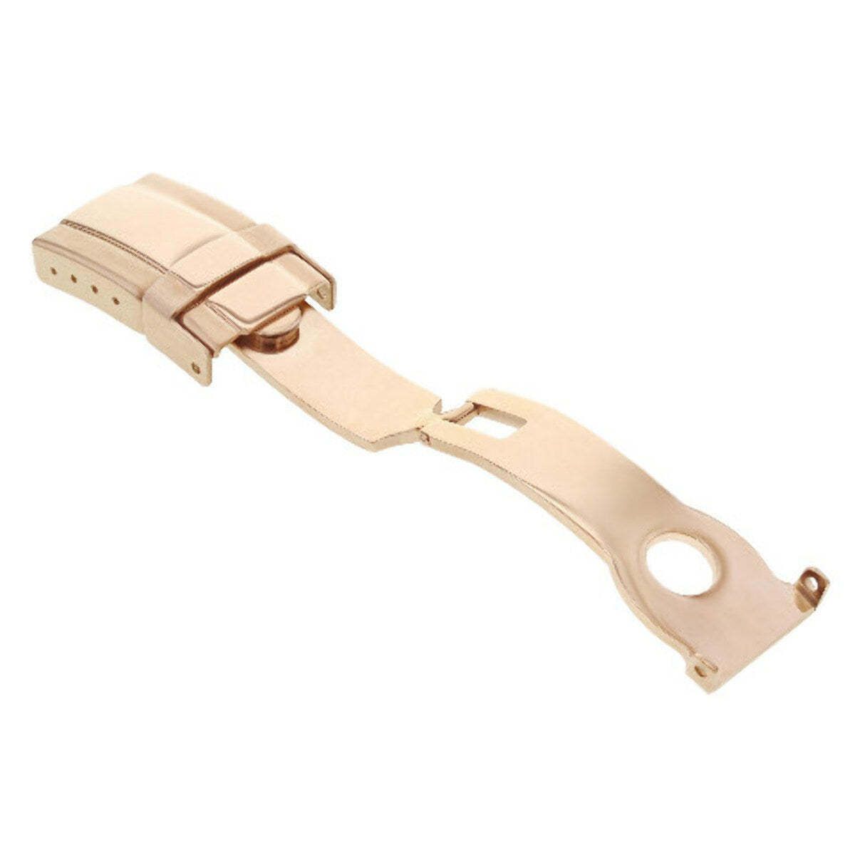 16MM CLASP FOR ROLEX DAYTONA 16518 16523 116520 LEATHER RUBBER STRAP BAND ROSE