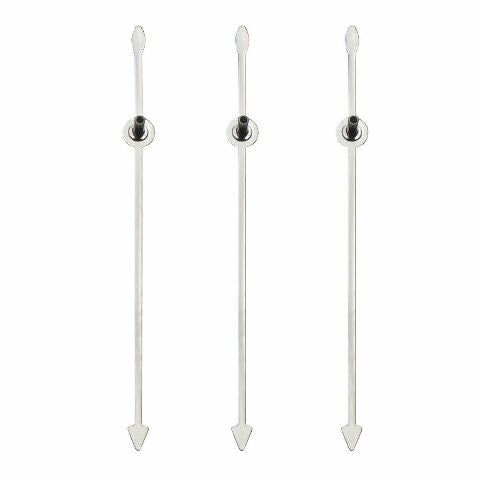 3 CENTRE SECOND WATCH HANDS FOR ROLEX DAYTONA 4030-4130 16518 16520 LONG PIPE