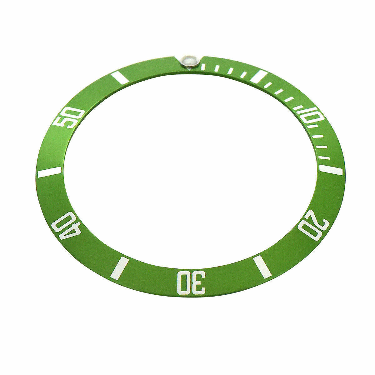 REPLACEMENT GREEN KERMIT BEZEL INSERT FOR WATCH 37.60MM X 30.70MM