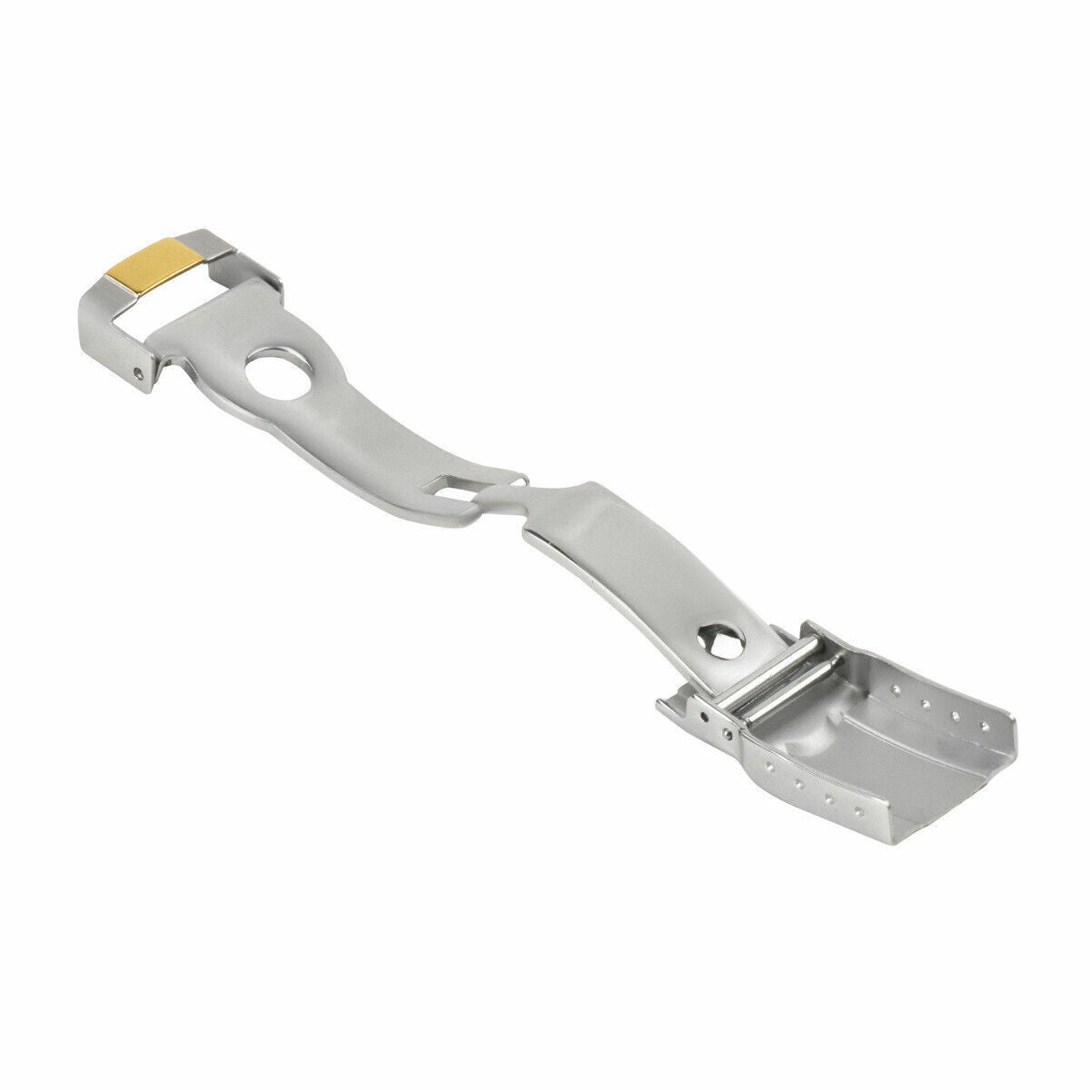 16 x 16MM CLASP FOR ROLEX DAYTONA WATCH LEATHER BAND WATCH STRAP BUCKLE TWO TONE