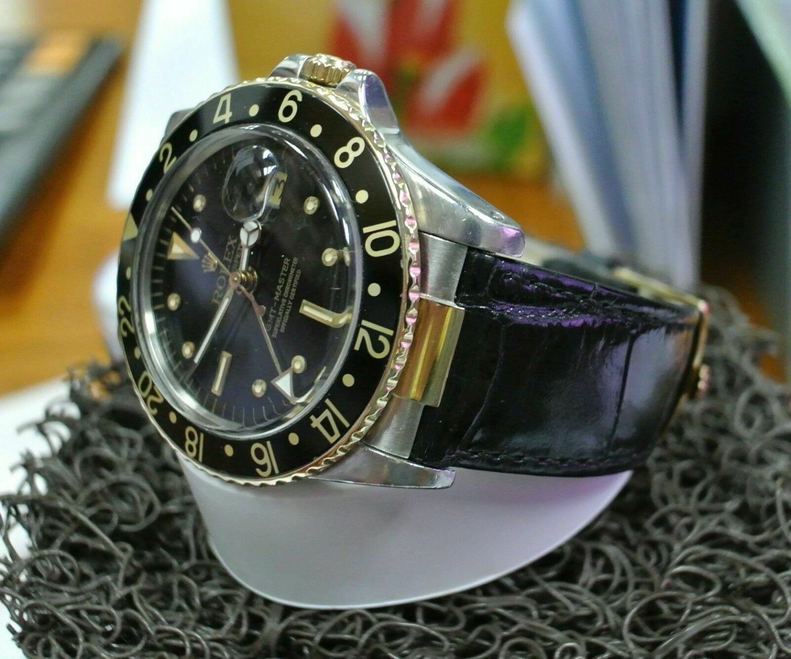 2 CUSTOM STRAP END LINK PIECE FOR ROLEX GMT II MASTER 126711 126711CHNR TWO TONE