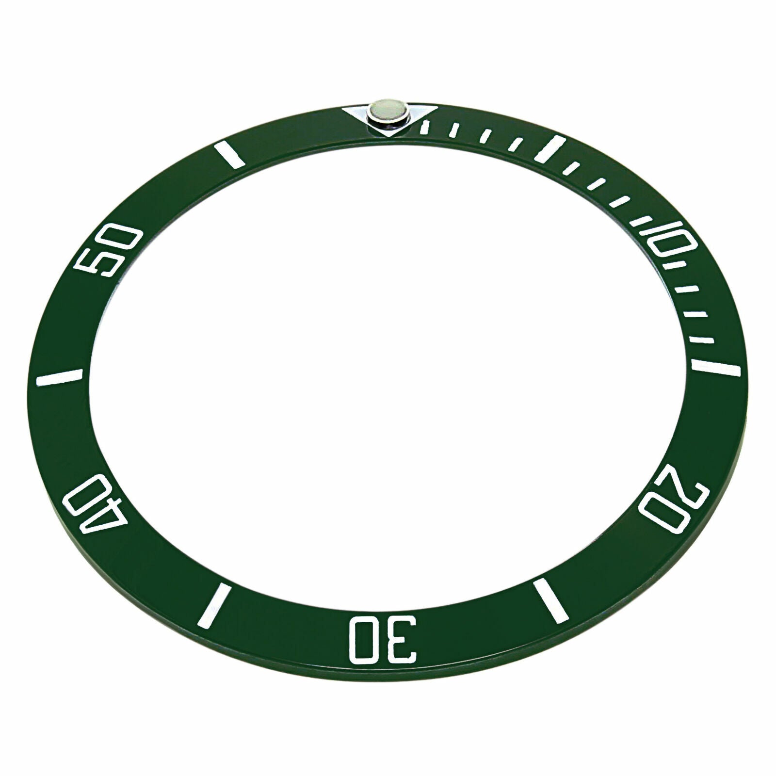 BEZEL INSERT CERAMIC FOR GINAULT OCEAN ROVER 2 201076LSCN ENGRAVE # KERMIT GREEN