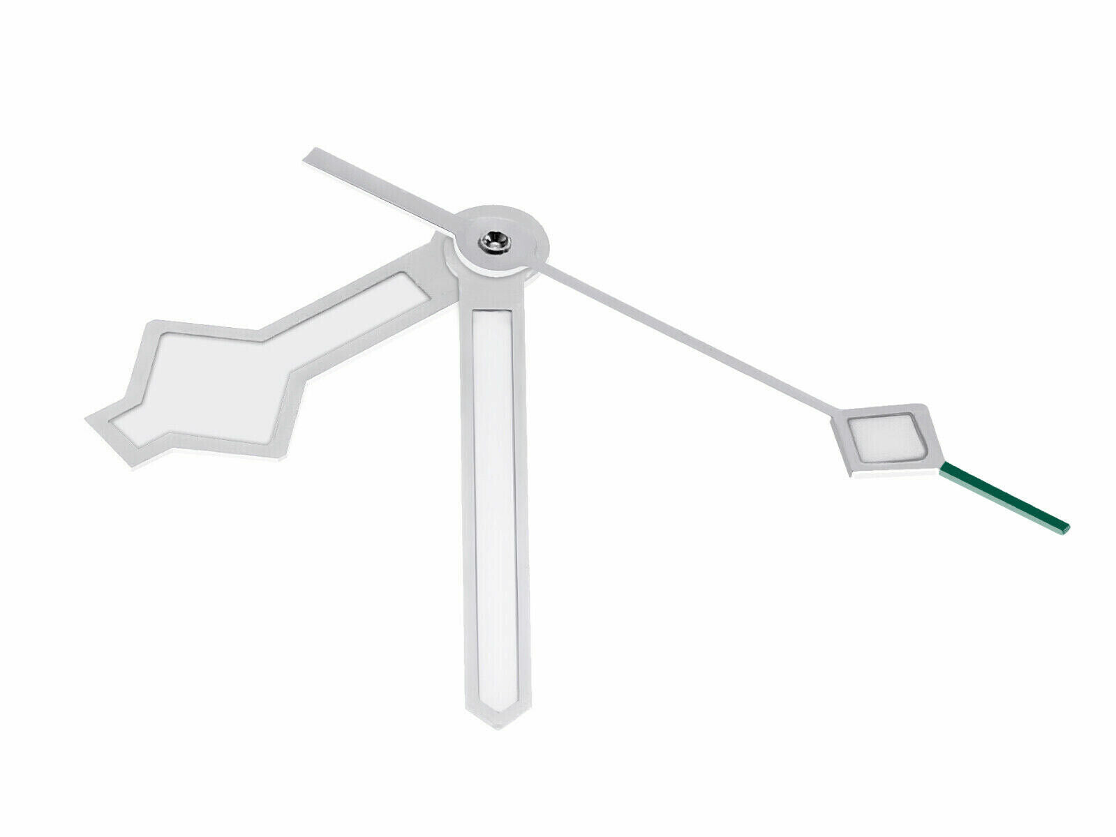 SNOW FLAKE WATCH HAND FOR TUDOR BLACK BAY 58 79230R/79230N 79220 GREEN TIP