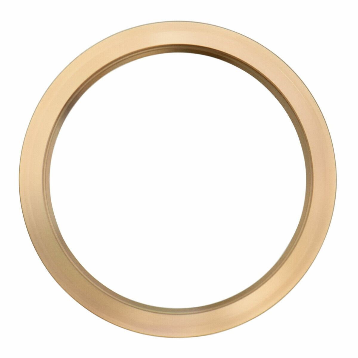 (V-0946 - B) FLUTED BEZEL FOR 41MM ROLEX DATEJUST II 116300,116333,116334 + GASKET ROSE COLOR