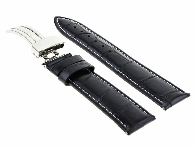 17MM-24MM GENUINE REPLACEMENT LEATHER WATCH BAND STRAP WITH CLASP FOR CASIO