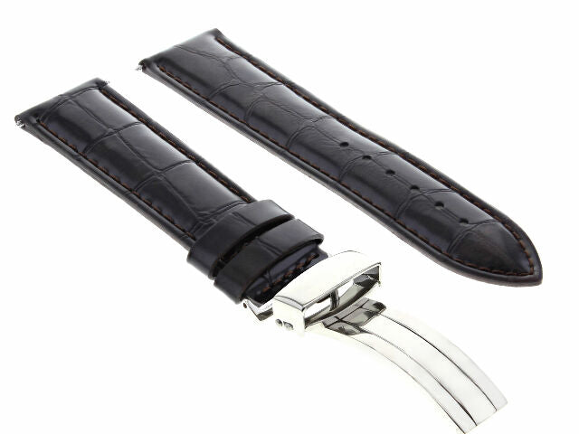 17MM-24MM GENUINE REPLACEMENT LEATHER WATCH BAND STRAP WITH CLASP FOR CASIO