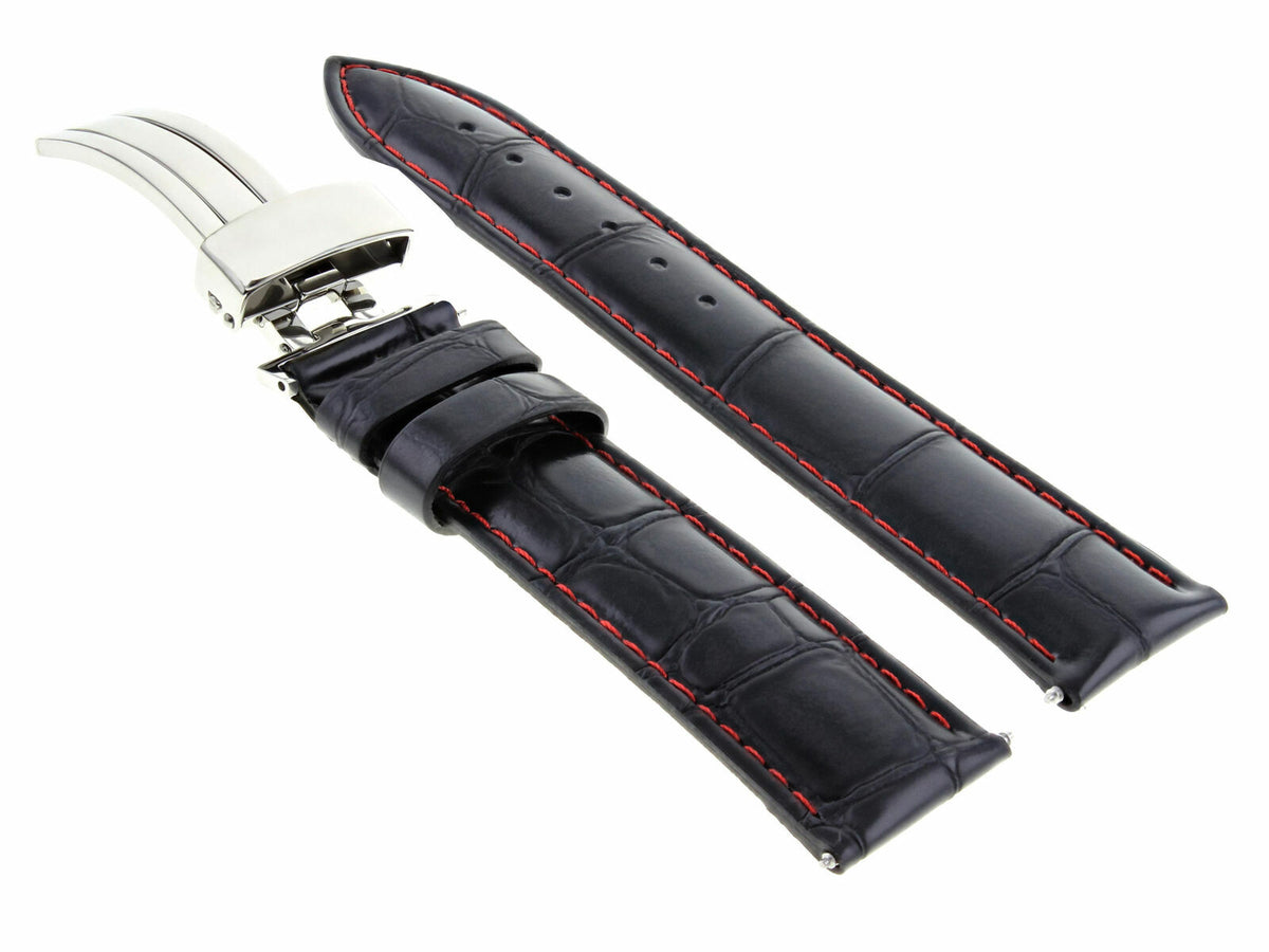 17MM-24MM GENUINE REPLACEMENT LEATHER WATCH BAND STRAP WITH CLASP FOR SEIKO