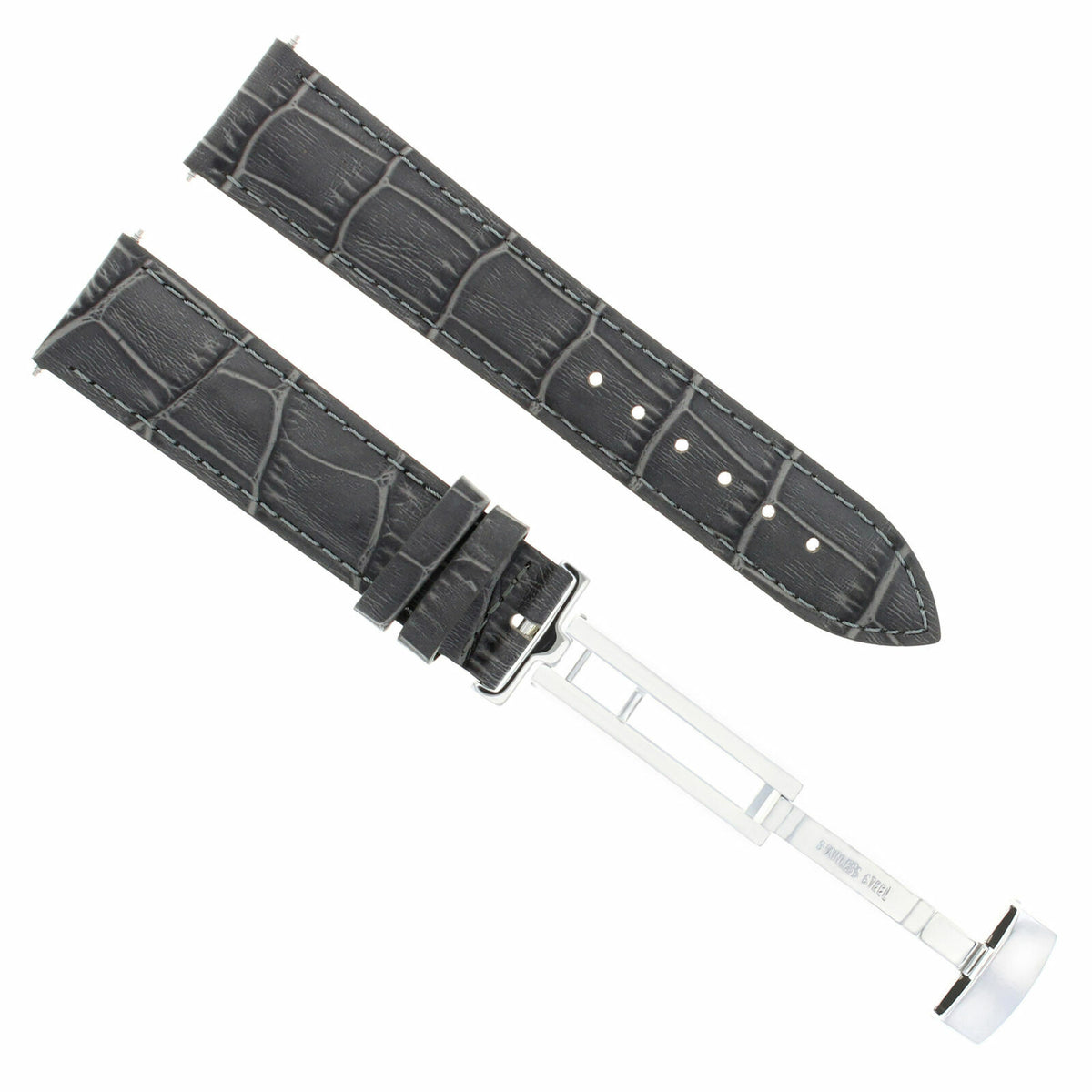17MM-24MM GENUINE REPLACEMENT LEATHER WATCH BAND STRAP WITH CLASP FOR SEIKO