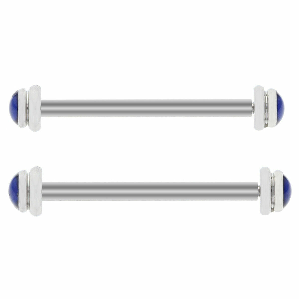 FOR CARTIER PASHA SCREW TUBES PIN BLUE STONE BAND STRAP BRACELET 20MM BLUE ROSE