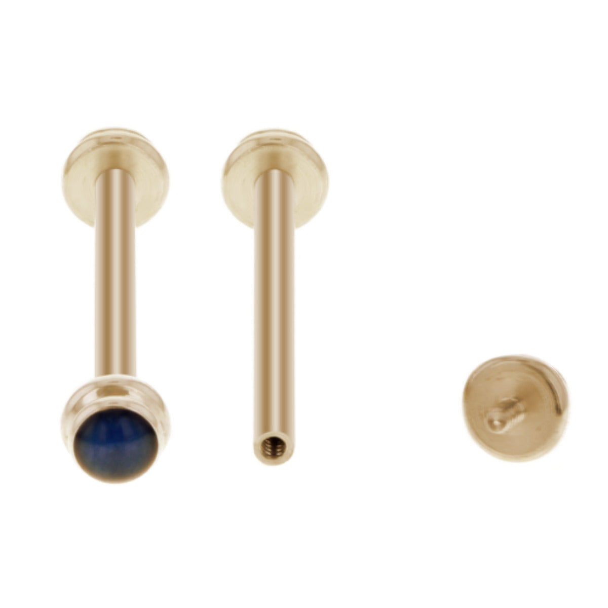 FOR CARTIER PASHA SCREW TUBES PIN BLUE STONE BAND STRAP BRACELET 20MM BLUE ROSE