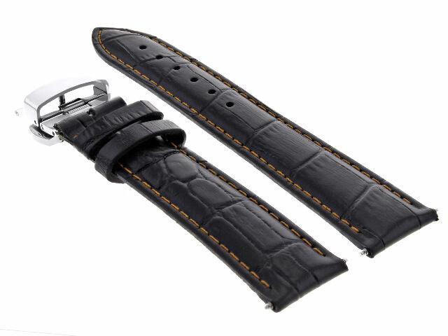 17-18-19-20-21-22-23-24MM GENUINE LEATHER WATCH STRAP BAND FOR SEIKO + CLASP