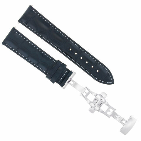 17-18-19-20-21-22-23-24MM LEATHER STRAP BAND FOR FRANCK MULLER DEPLOYMENT CLASP