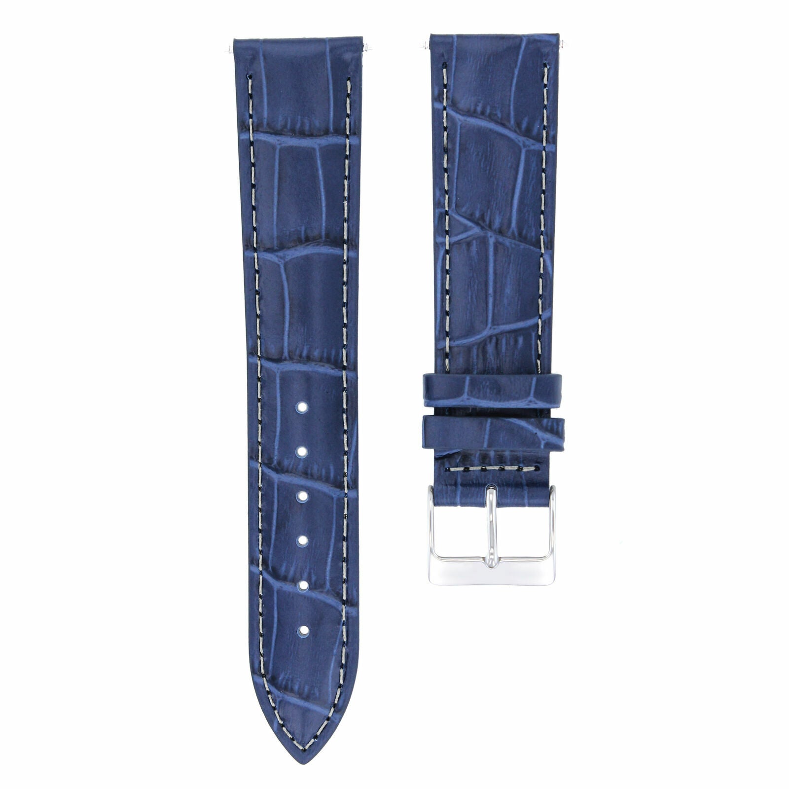 GENUINE CROCO LEATHER WATCH BAND STRAP FOR EMPORIO ARMANI - 22MM