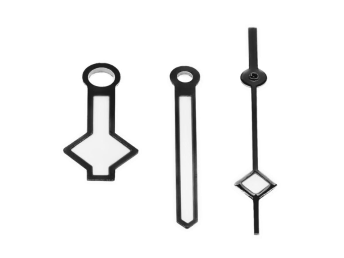 WATCH HAND FOR TUDOR SNOW FLAKE MOVEMENT ETA 2824-2 2834-2 2836-2 BLACK