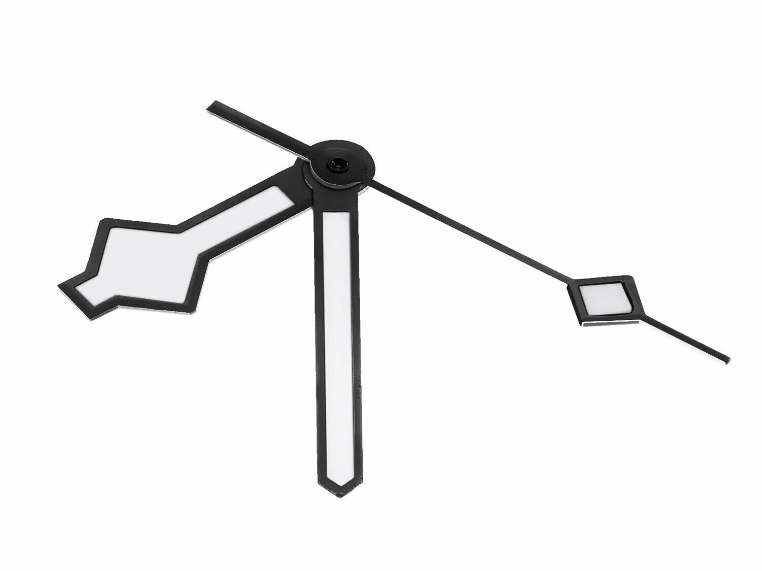 WATCH HAND FOR TUDOR SNOW FLAKE MOVEMENT ETA 2824-2 2834-2 2836-2 BLACK