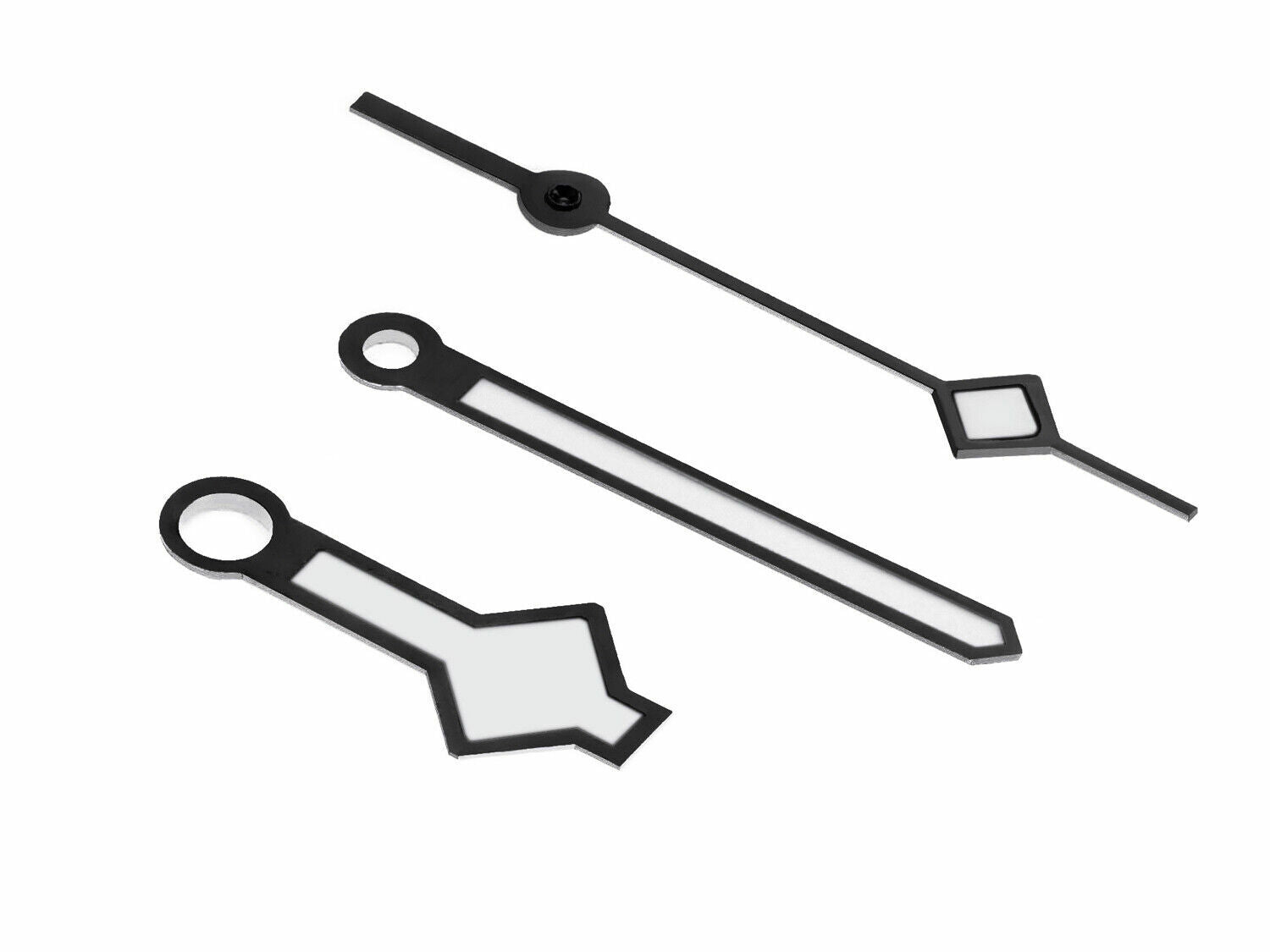 WATCH HAND FOR TUDOR SNOW FLAKE MOVEMENT ETA 2824-2 2834-2 2836-2 BLACK