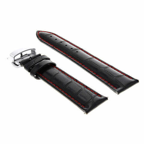 17MM-24MM REPLACEMENT LEATHER WATCH BAND STRAP WITH DEPLOYMENT CLASP FOR BULOVA