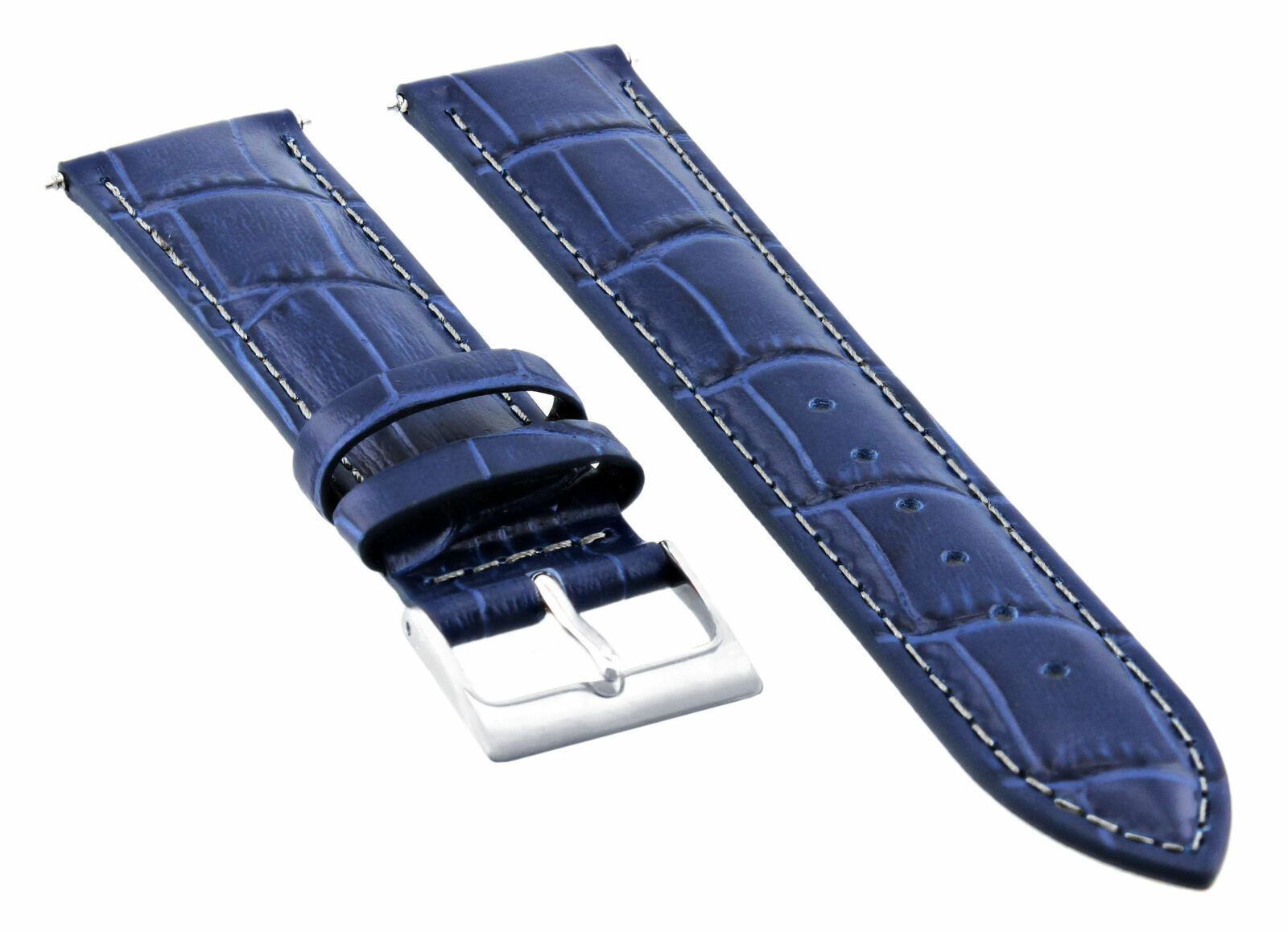GENUINE LEATHER WATCH STRAP BAND FIT FOR CARTIER TANK FRANCAISE SOLO - 22MM