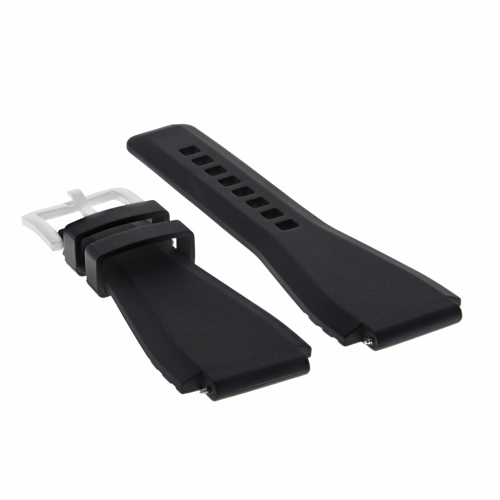 SILICONE RUBBER STRAP BAND BRACELET FOR MICHAEL KORS WATCH BLACK