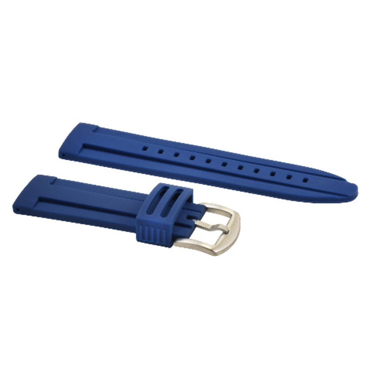 26MM RUBBER WATCH BAND DIVER STRAP FOR MENS MICHAEL KORS WATCH BLUE