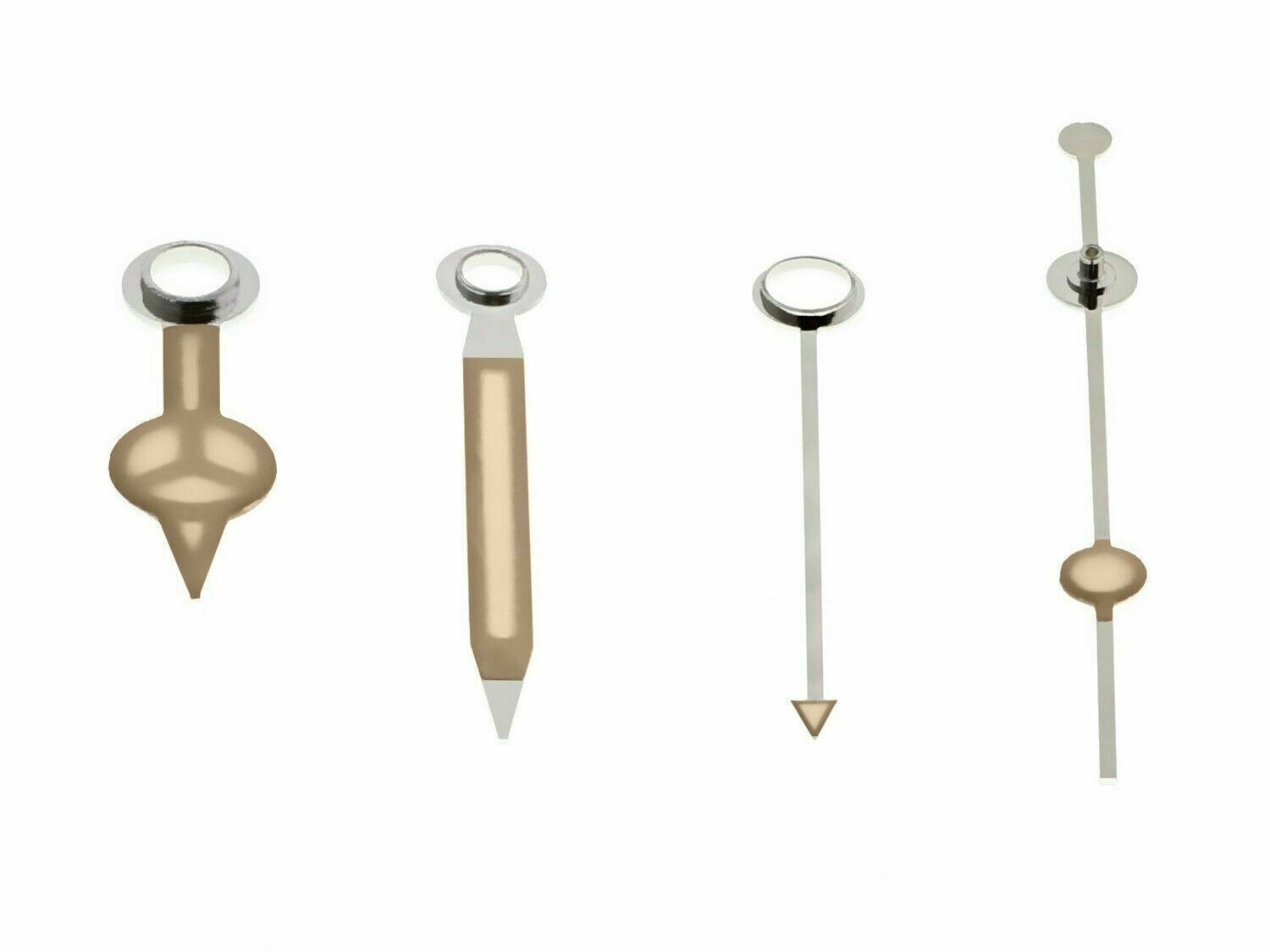 VINTAGE WATCH HAND AGED FOR ETA 2824 2836-2 2892-2 2892A, 2893-2 GMT 200 SILVER