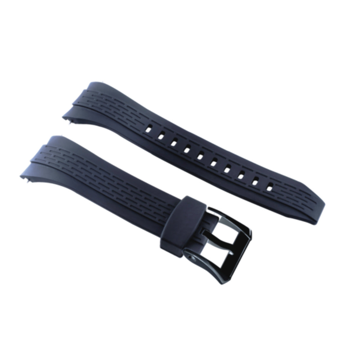 26MM RUBBER WATCH BAND STRAP FOR SEIKO VELATURA KINETIC WATCH SRH006/SPC007 BLUE